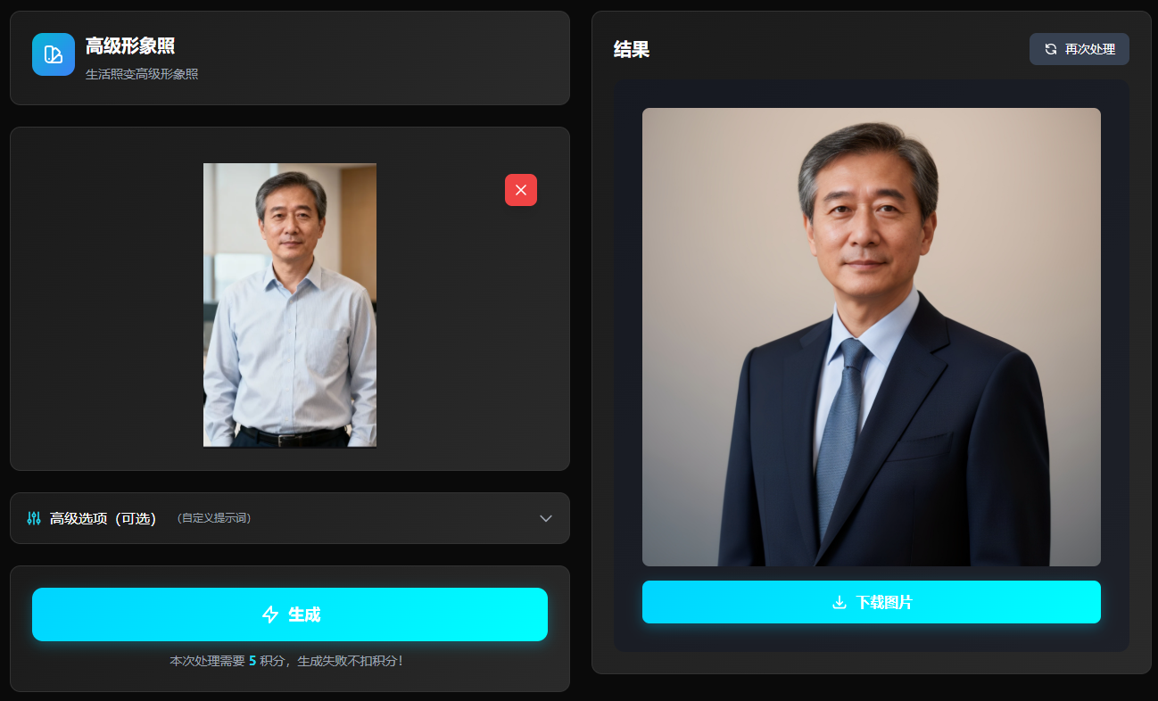 高级形象照案例